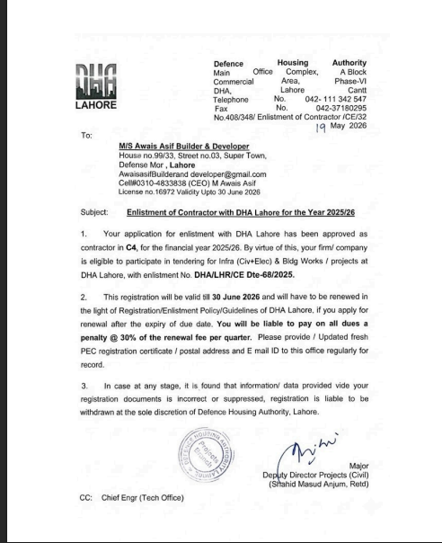 Company Registration Certificate